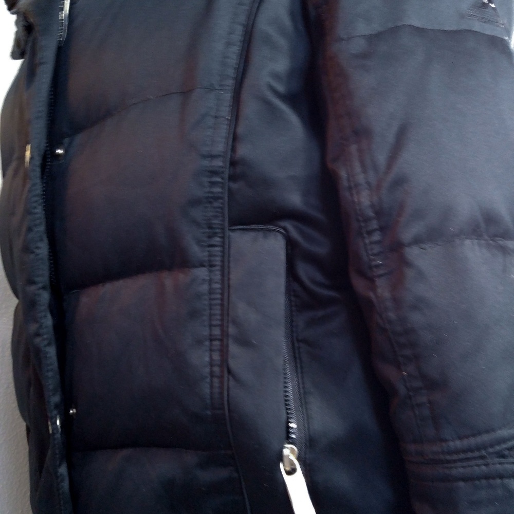ZERO XPOSUR DOWN Coat Sz M Black Puffer Ski Jacket - Picture 5 of 8